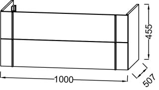 Тумба под раковину Jacob Delafon NOUVELLE VAGUE EB3032-E16